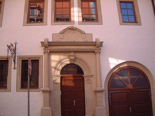 Restauriertes Brgerhaus