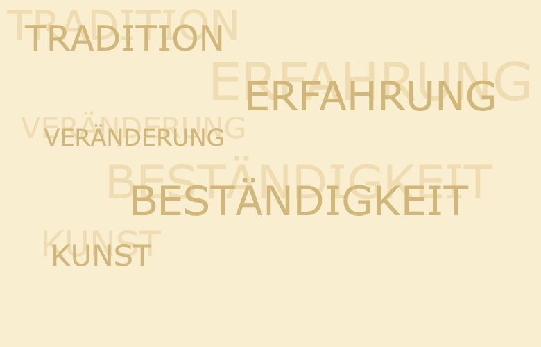 Tradition - Erfahrung - Vernderung - Bestndigkeit - Kunst